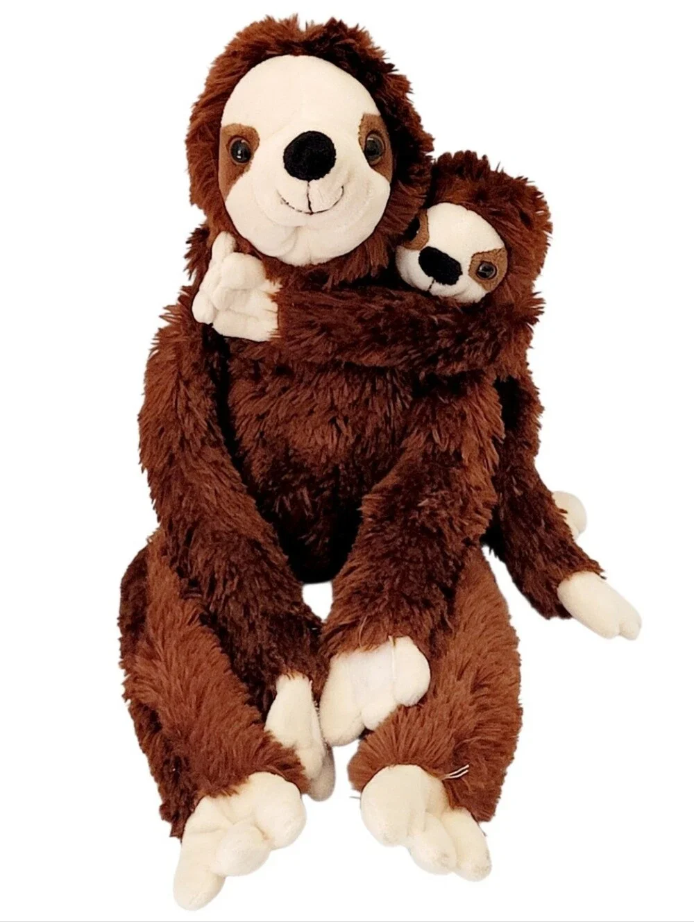 Mom With Attached Baby Plush Sloth Stuffed Animal 18